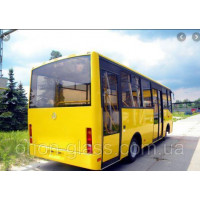 Заднее стекло БАЗ А08110 (Евро-3) Заднее стекло БАЗ А08110 (Евро-3)